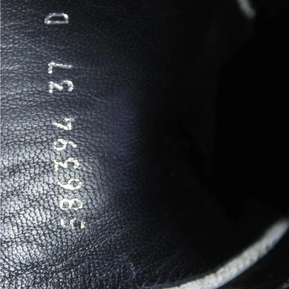 Alexander McQueen White Leather Combat Boots Lace Up Round Toe EU 37 | US 6.5  7 - Picture 7 of 10